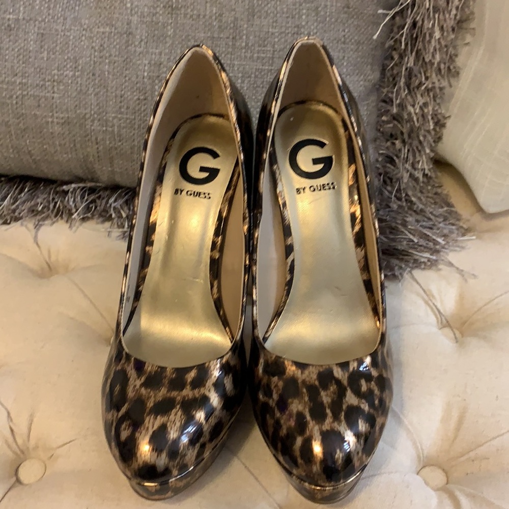 Guess leopard print heels NWOT - Picture 3 of 6